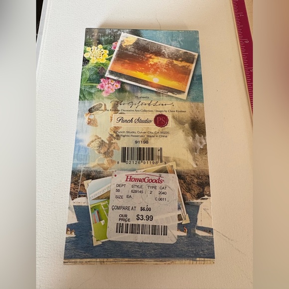 NWT Tropical Beach Stationary Note Pad - Picture 5 of 8